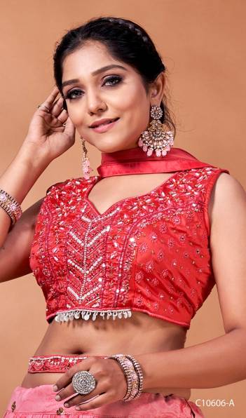 Dn 10606 By Amoha Designer Partywear Lehenga Choli Collection